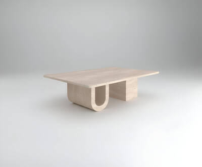 Pietro Traverten Orta Sehpa - 3