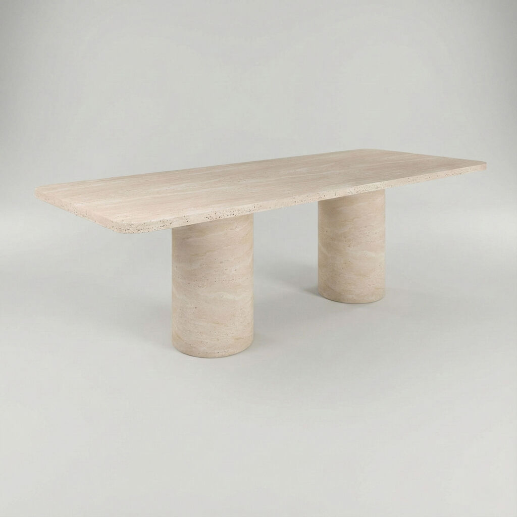 Pilar Traverten Yemek Masası - 1