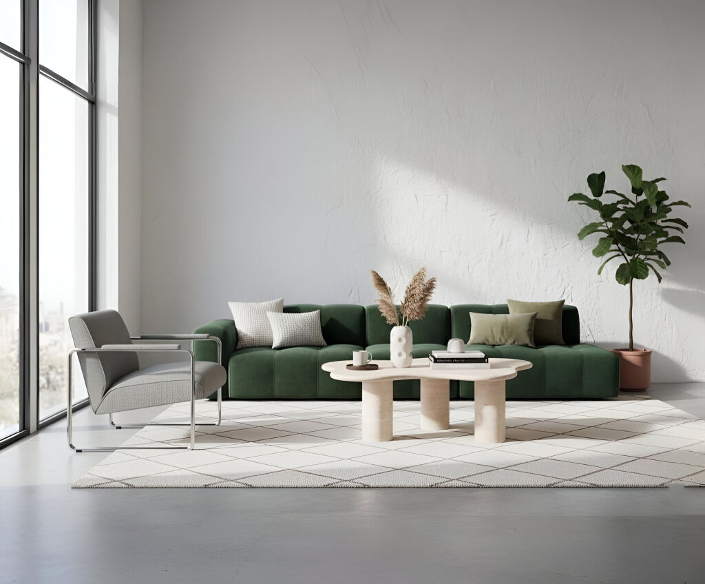 Prato Traverten Orta Sehpa - 1