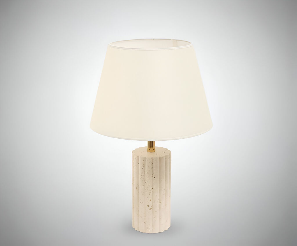 Santiago Traverten Abajur  - 4