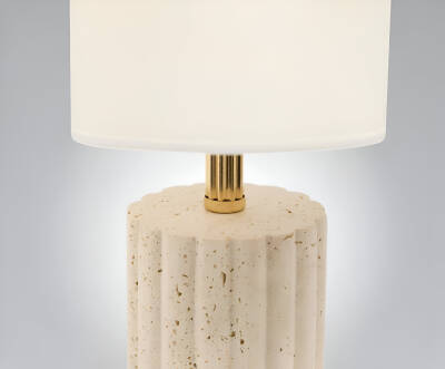 Santiago Traverten Abajur  - 5