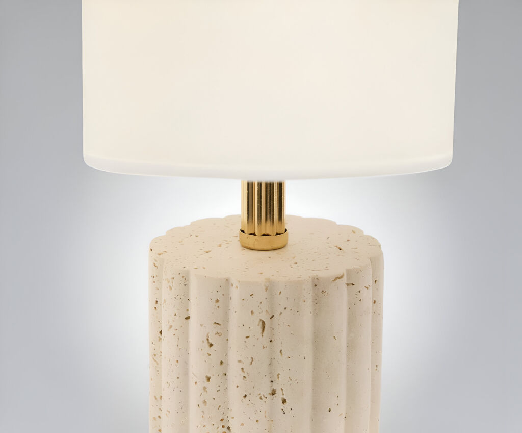 Santiago Traverten Abajur  - 5