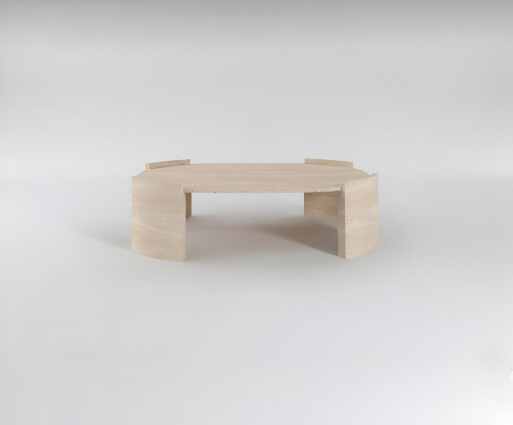 Sardinya Traverten Orta Sehpa - 2