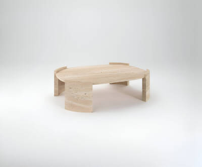 Sardinya Traverten Orta Sehpa - 3