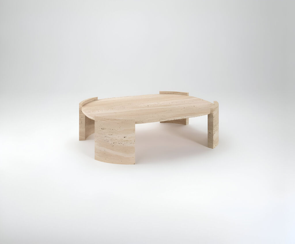 Sardinya Traverten Orta Sehpa - 3