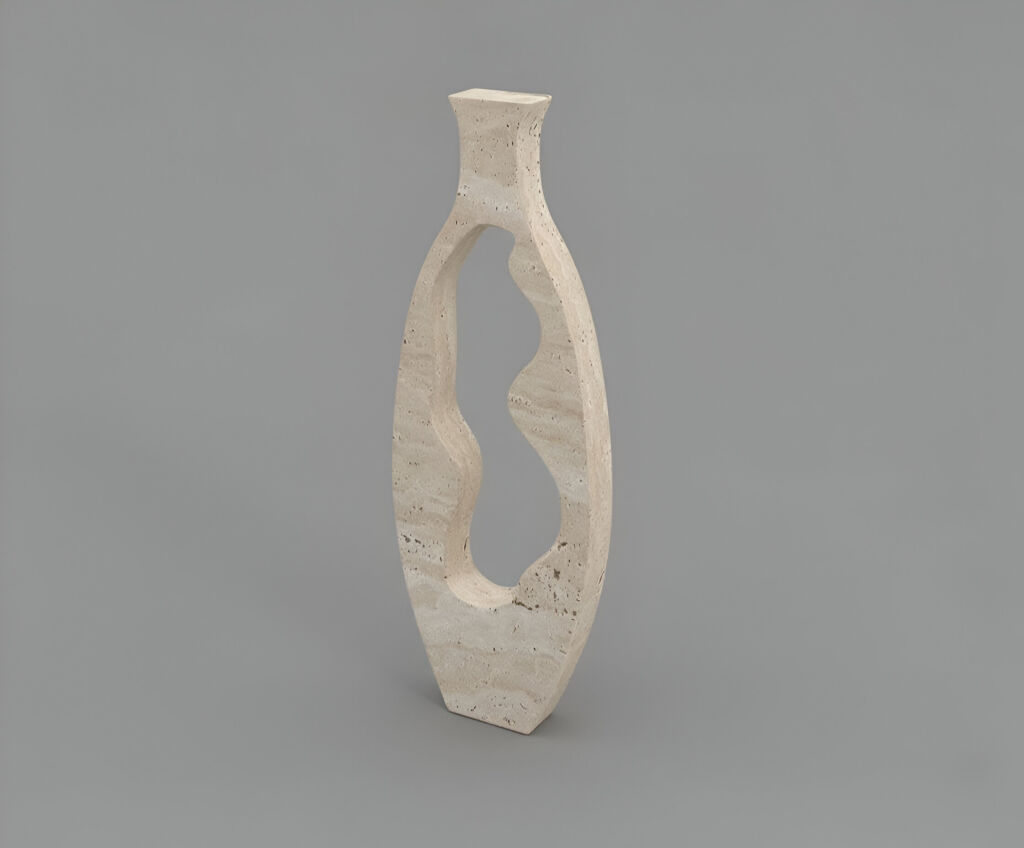 Selen Traverten Vazo  - 2