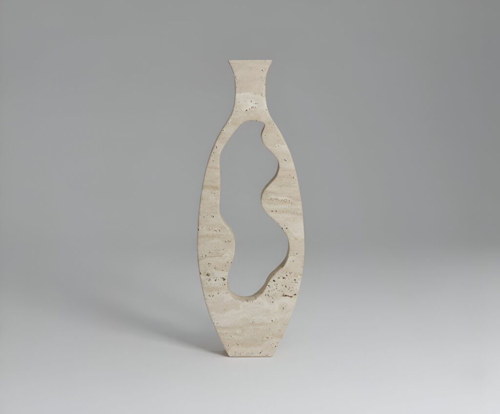 Selen Traverten Vazo  - 3