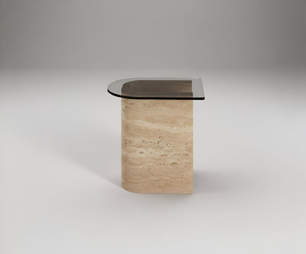 Tonya Traverten Yan Sehpa - 2