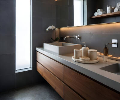 Traverten 5'li Banyo Seti 