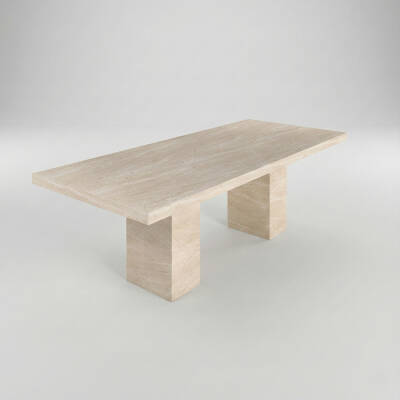 Trenque Traverten Yemek Masası - 2