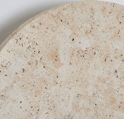 VAASA Traverten Dairesel Duvar Apliği - 2