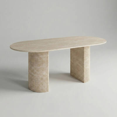 Vista Traverten Yemek Masası - 2