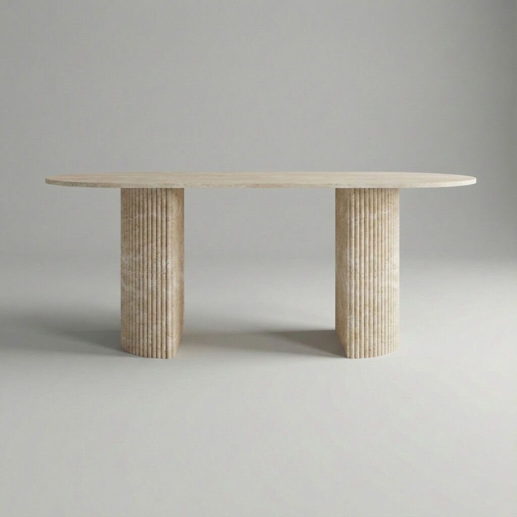 Vista Traverten Yemek Masası - 3