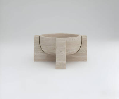 Yula Traverten Geniş Kase  - 3