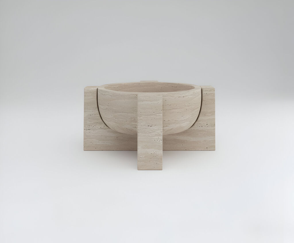 Yula Traverten Geniş Kase  - 3