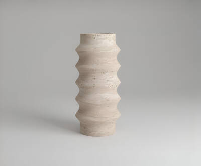 Yumen Traverten Vazo  - 3