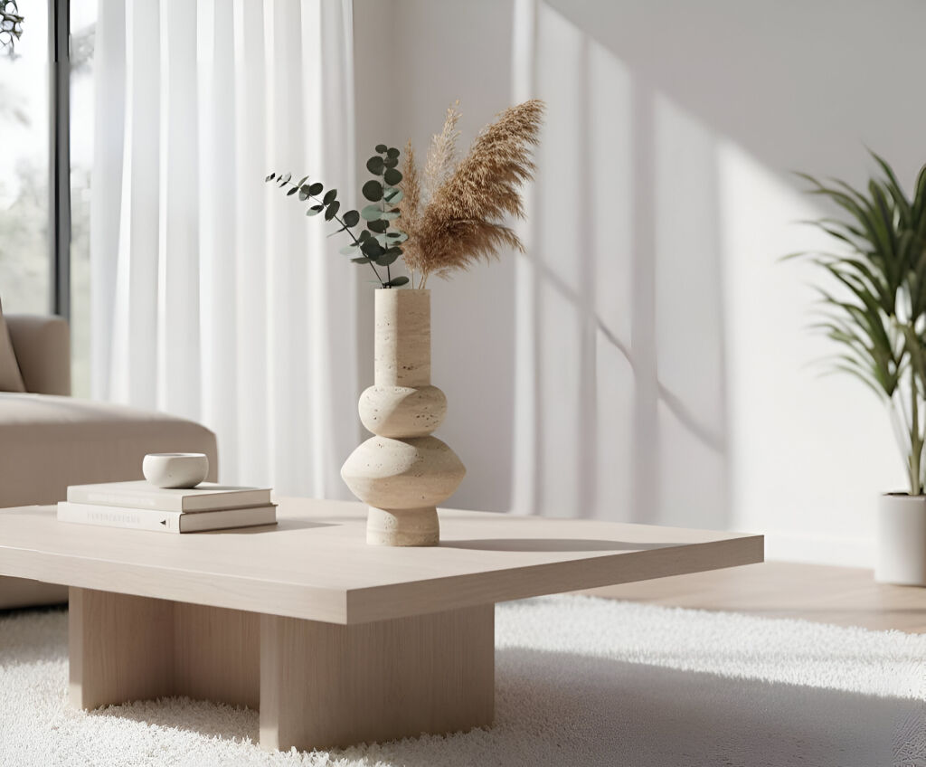 Zeen Traverten Vazo  - 1